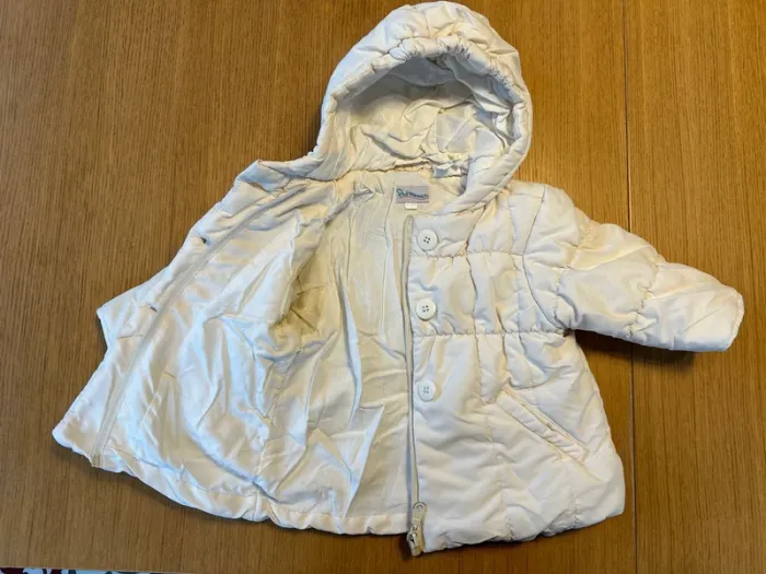 Doudoune chaude blanche hiver - photo numéro 4