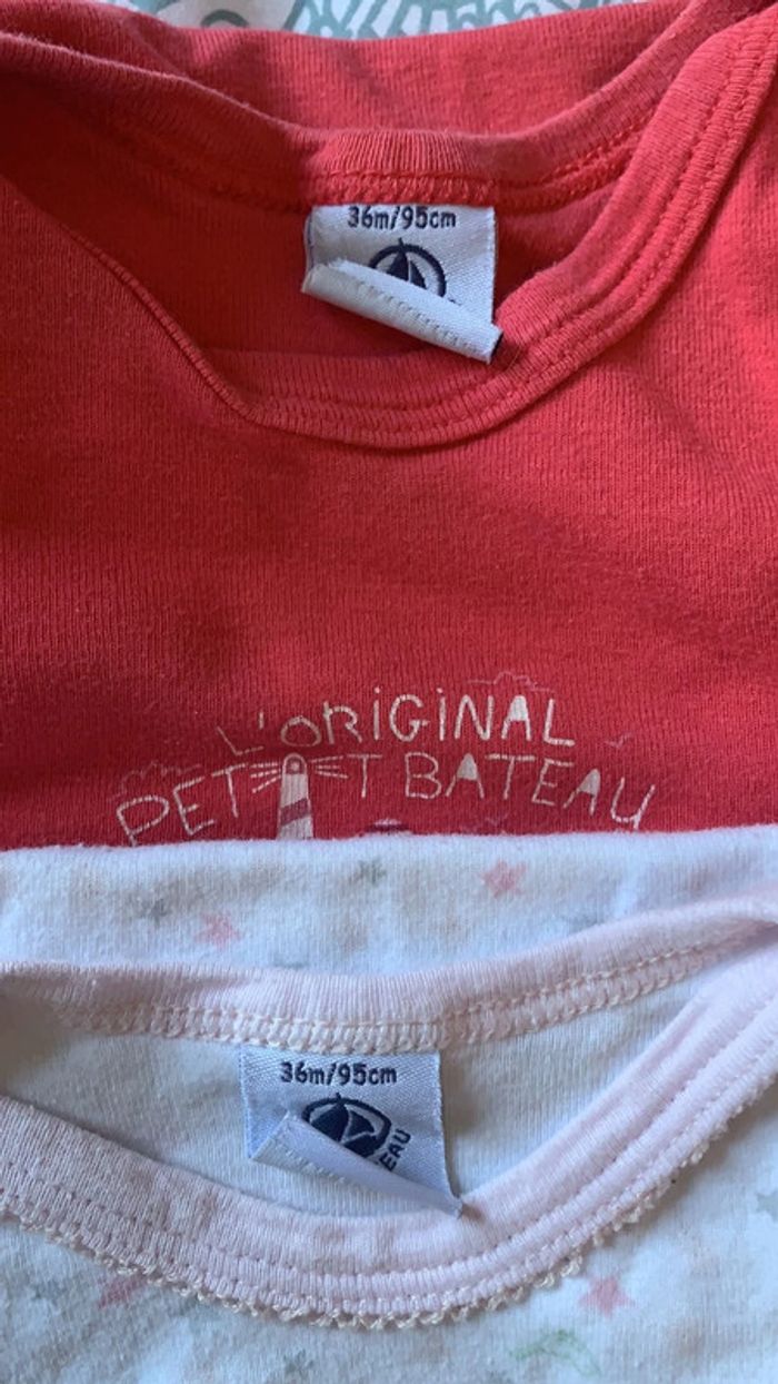 Lot bodies petit bateau - photo numéro 2