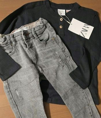 🥰💙💙💙Ensemble polo et jeans 3ans garçon 💙🥰