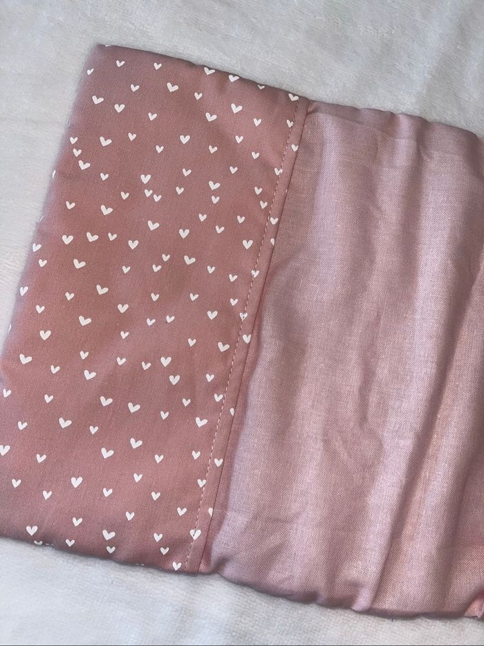 Protège carnet de santé cœur rose - photo numéro 2