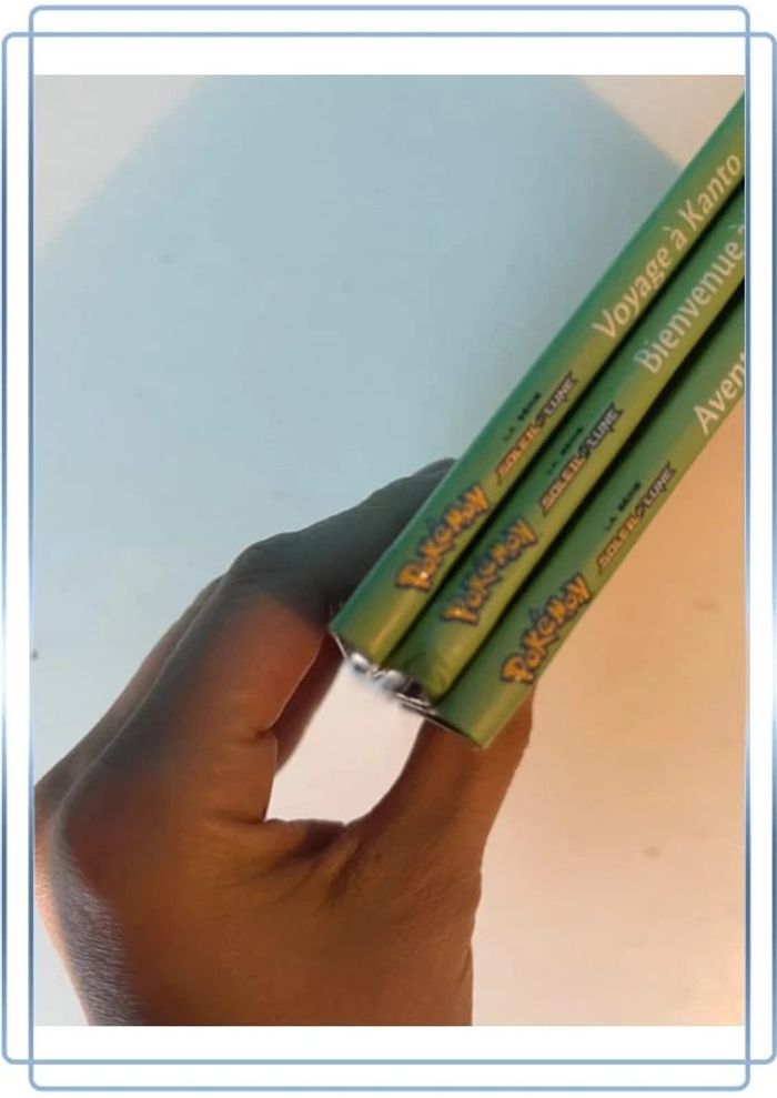 3 livres Pokémon soleil et lune bibliothèque verte - photo numéro 3