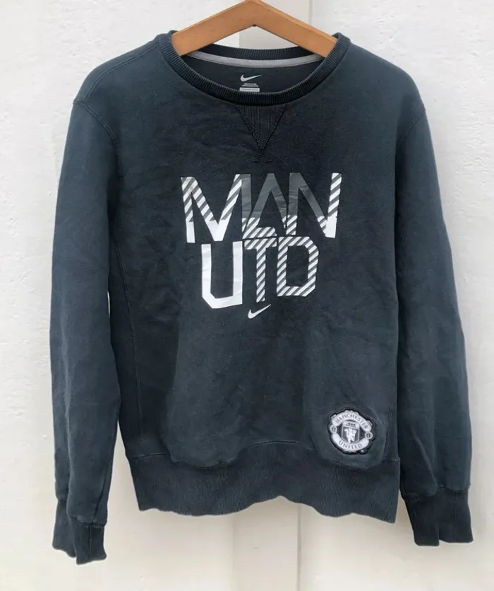Crewneck Nike noir Manchester United Mens Size M