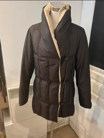 Doudoune, veste, matelassée, marron femme, taille 1/36