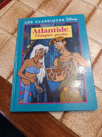 Livre Atlantide l empire perdu disney