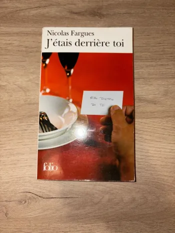 Nicolas Fargues , j’étais derrière toi
