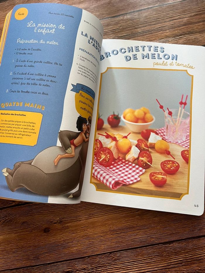 Cuisine à 4 mains - livre de recettes Disney - photo numéro 12