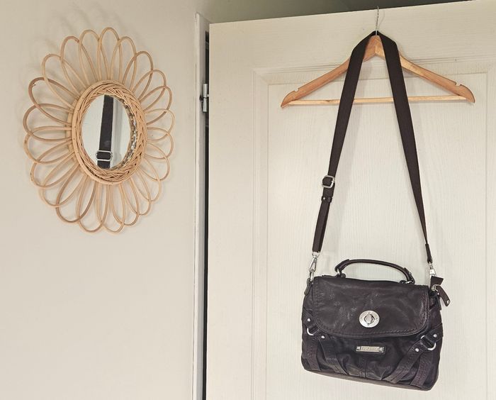 Sac à main cuir  Fuchsia