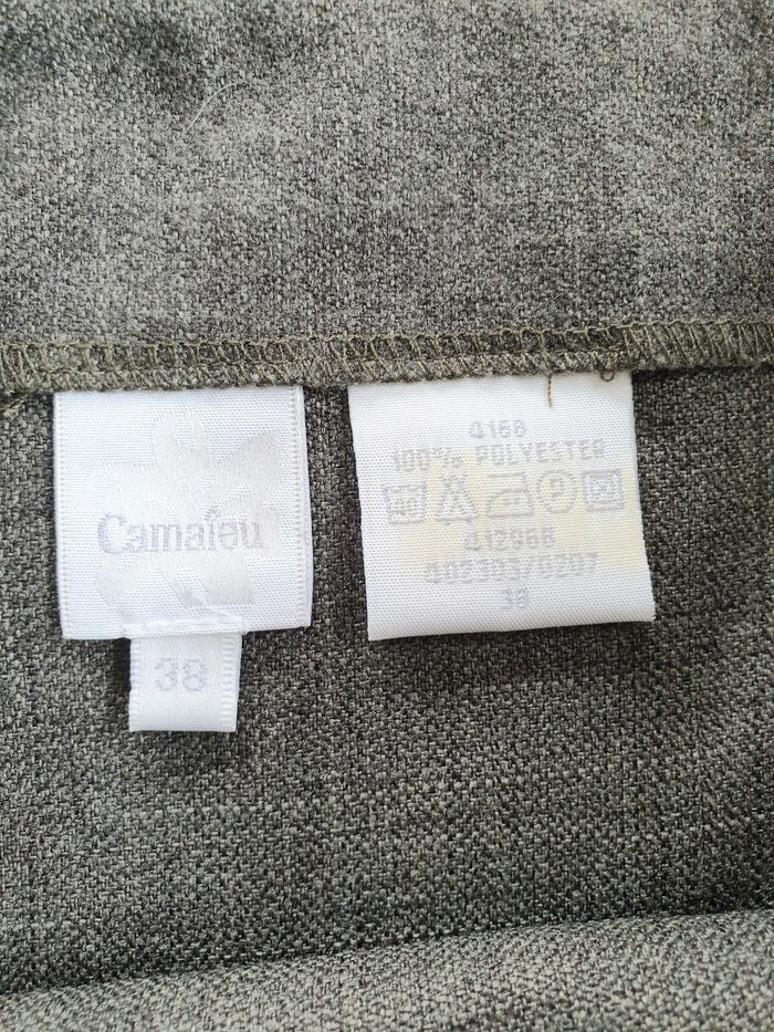 Jupe longue kakie 38 vintage - photo numéro 3