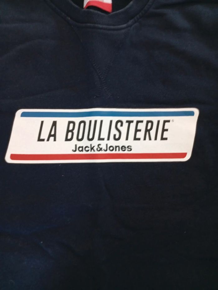 Sweat bleu marine Jack & Jones taille M - photo numéro 5