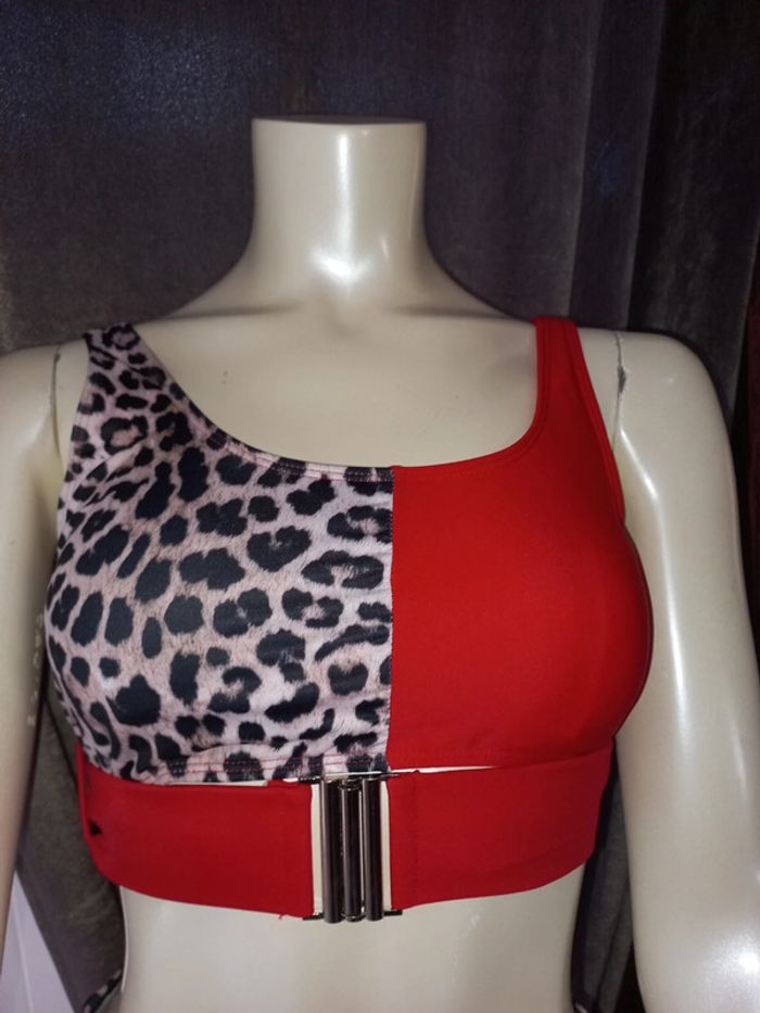 Maillot de bain 2 pièces neuf Taille S bicolore - photo numéro 3