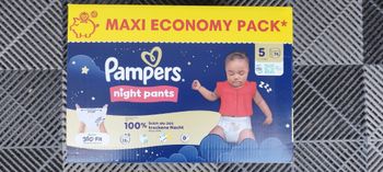 Couches nuit Pampers taille 5