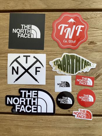 10 Stickers The North face