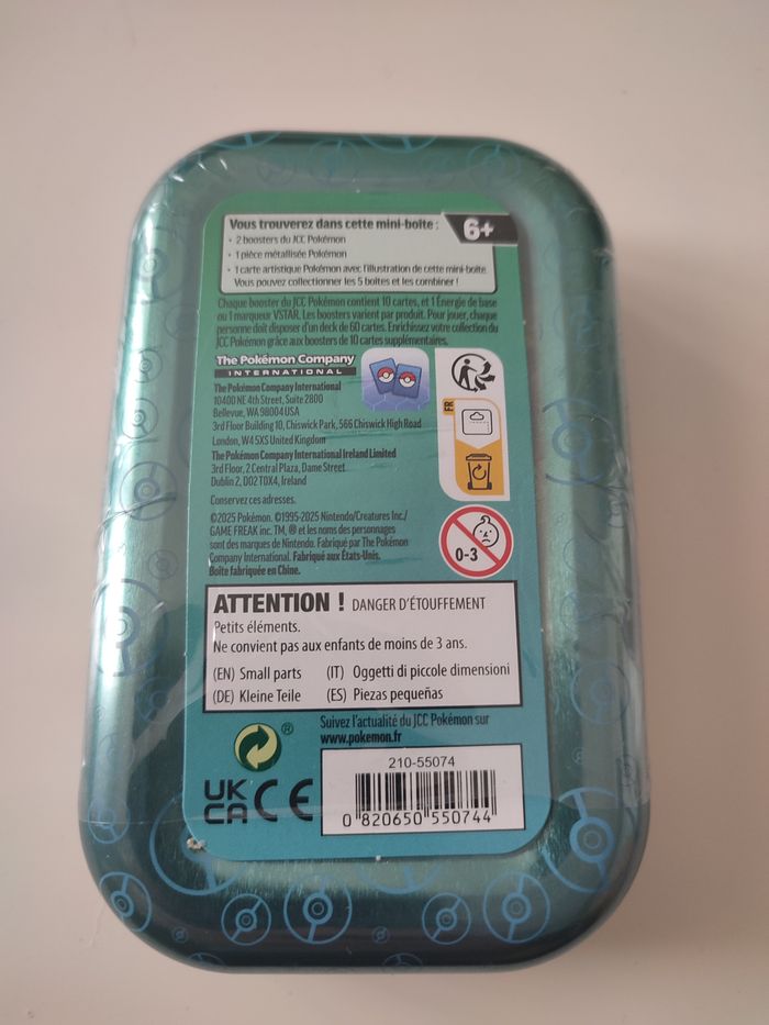 Lot de 5 minitins Pokemon Kanto - photo numéro 5