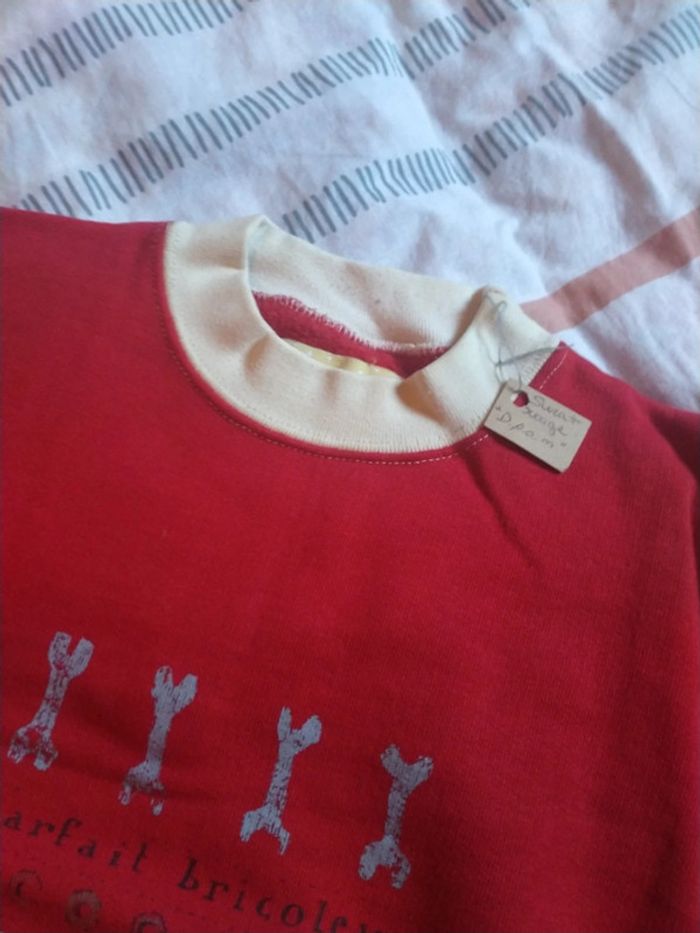 Sweat rouge 3 ans - photo numéro 4