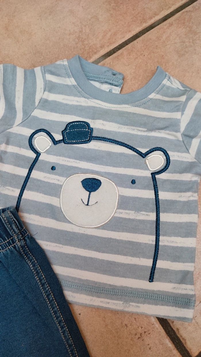 Ensemble ours rayé - photo numéro 2