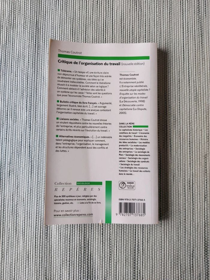 Critique de l'organisation du travail - photo numéro 2