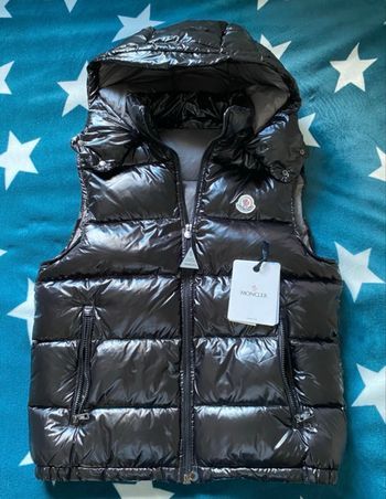 Doudoune Moncler sans manche noire