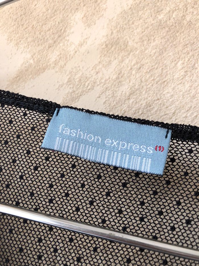 Top mesh noir Fashion express S/M - photo numéro 6