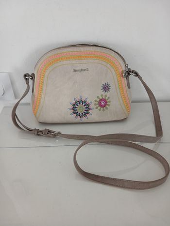 Sac Bandoulière Desigual - Broderies Mandalas - Très bon état