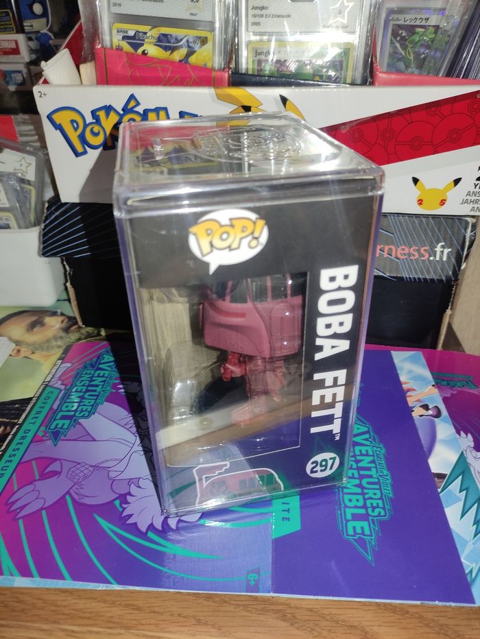 Pop funko boba fett star wars  wondercon 2020 + protection dur - photo numéro 6