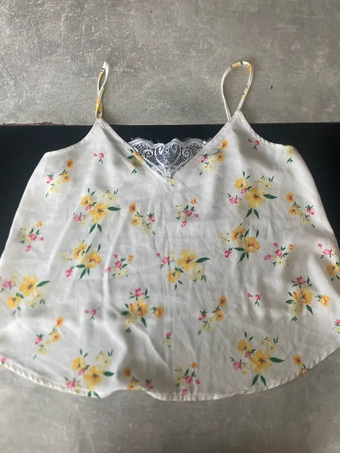 Debardeur caracco à fleur S - Tally Weijl