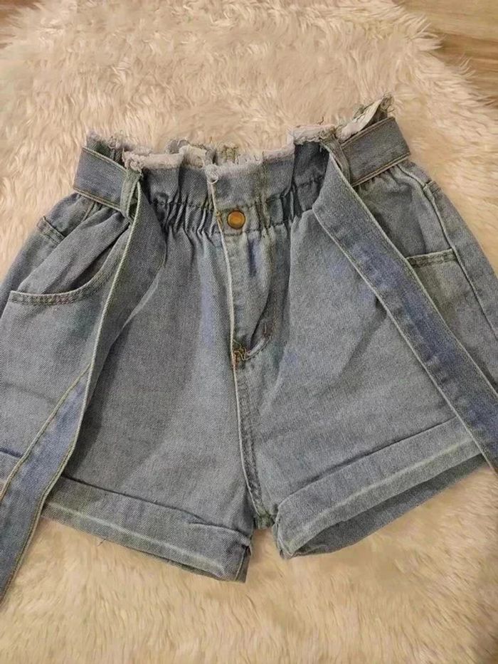 Short en jean ceinturé Shein taille 36 - photo numéro 4