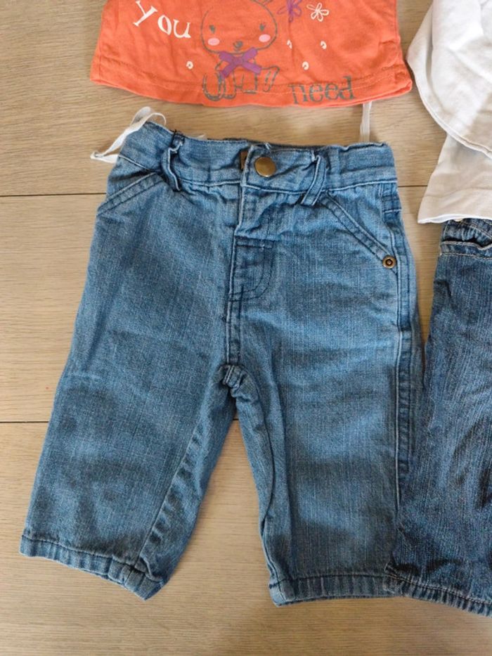 Lot de deux ensembles bébé fille - photo numéro 3