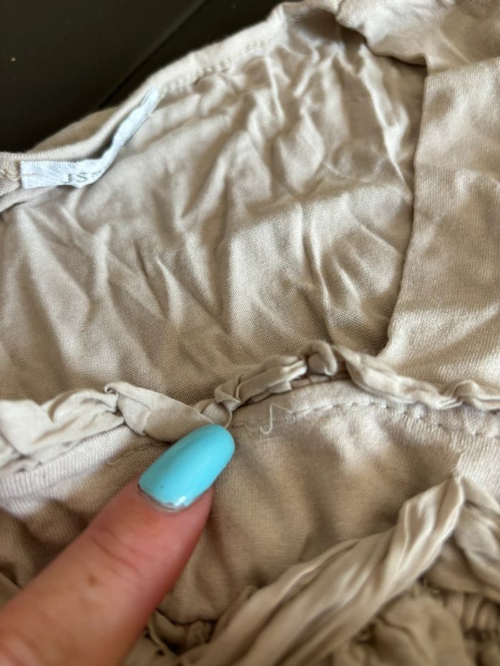 Robe courte beige taille unique - photo numéro 7