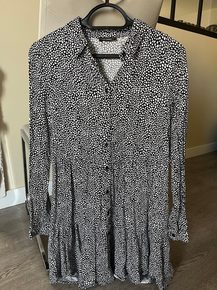 Robe manche longue à  motif - photo numéro 2