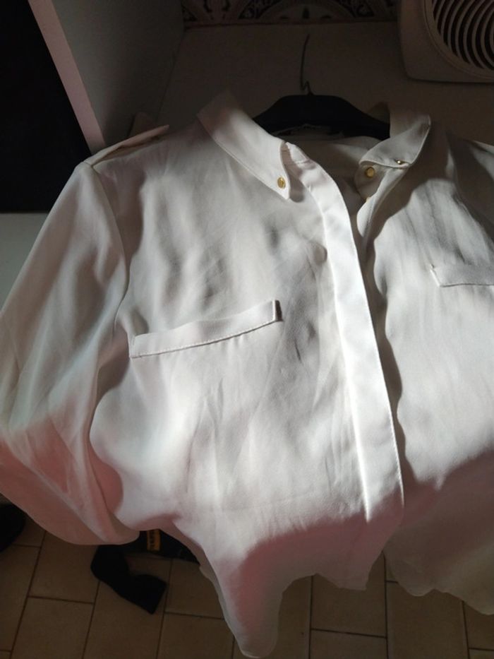 Chemisier élégant blanc cassé 40/42 - photo numéro 6