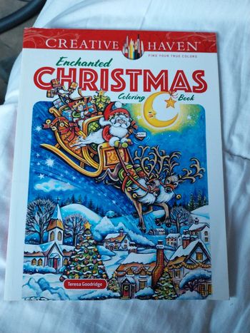 Livre à colorier enchantée christmas de Teresa goodridge