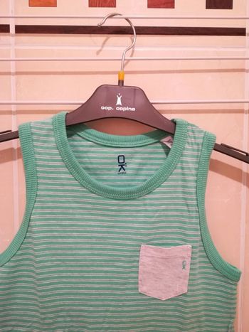 Débardeur à rayures T10 ans (garçon) - V92B