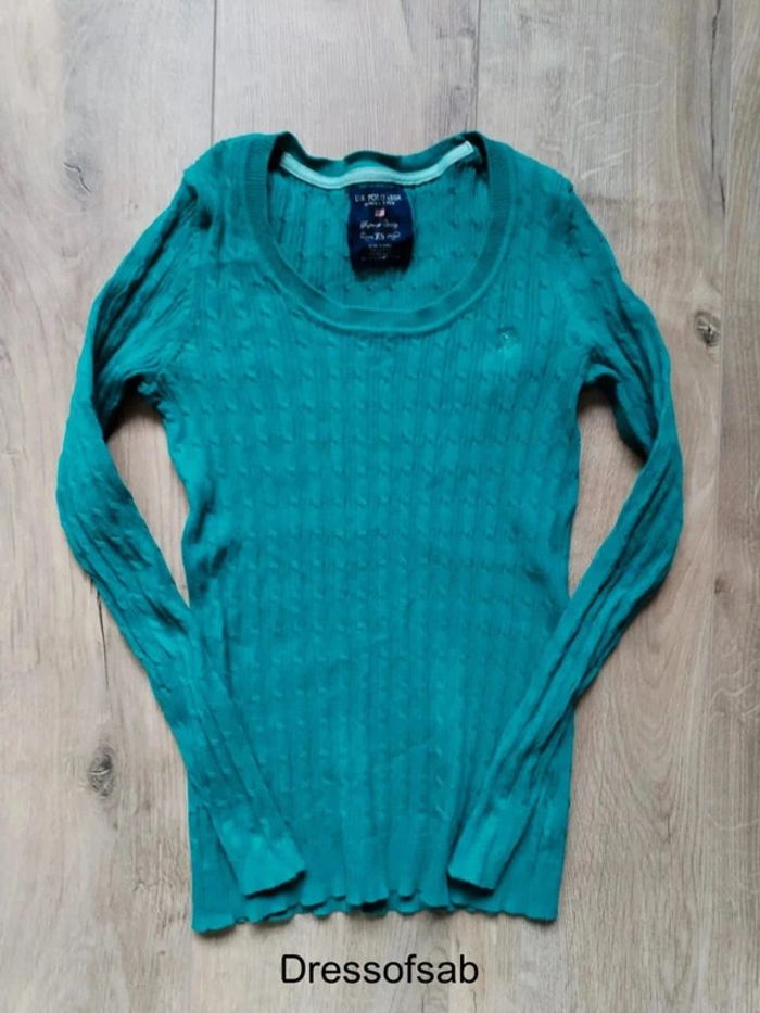 Pull Torsadé U.S Polo Assn. Femme - photo numéro 3