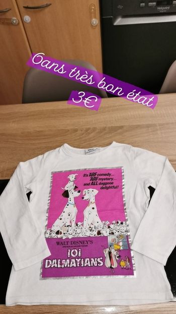T-shirt manche longue Disney 6ans