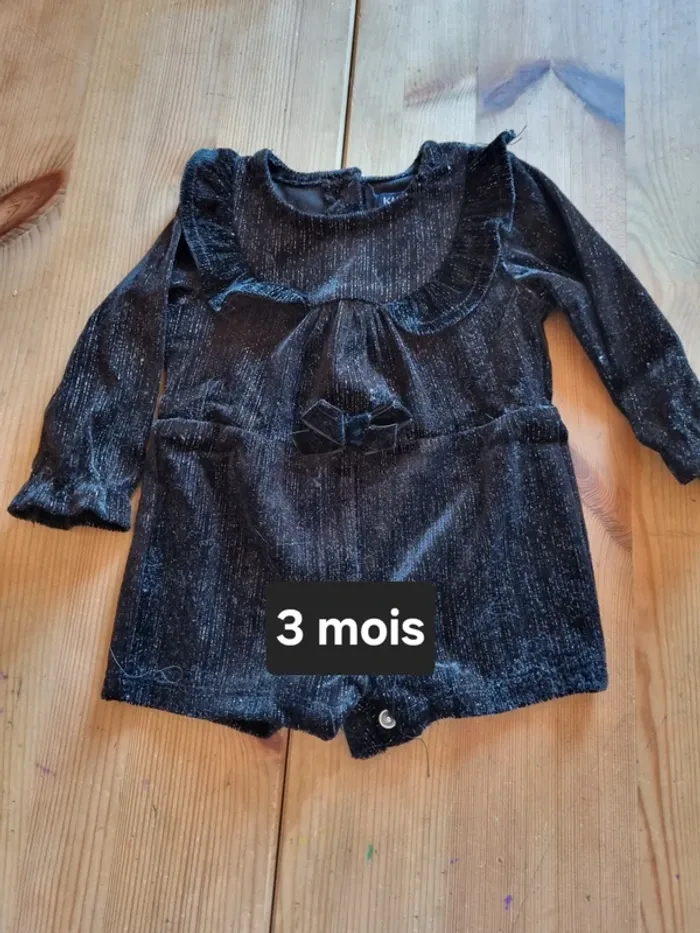 Combishort bebe fille