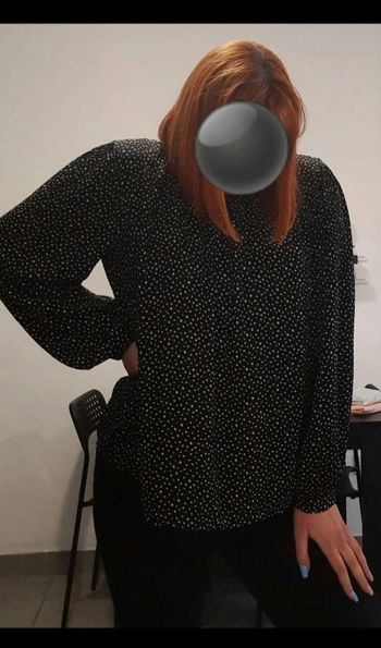 Blouse fluide à pois