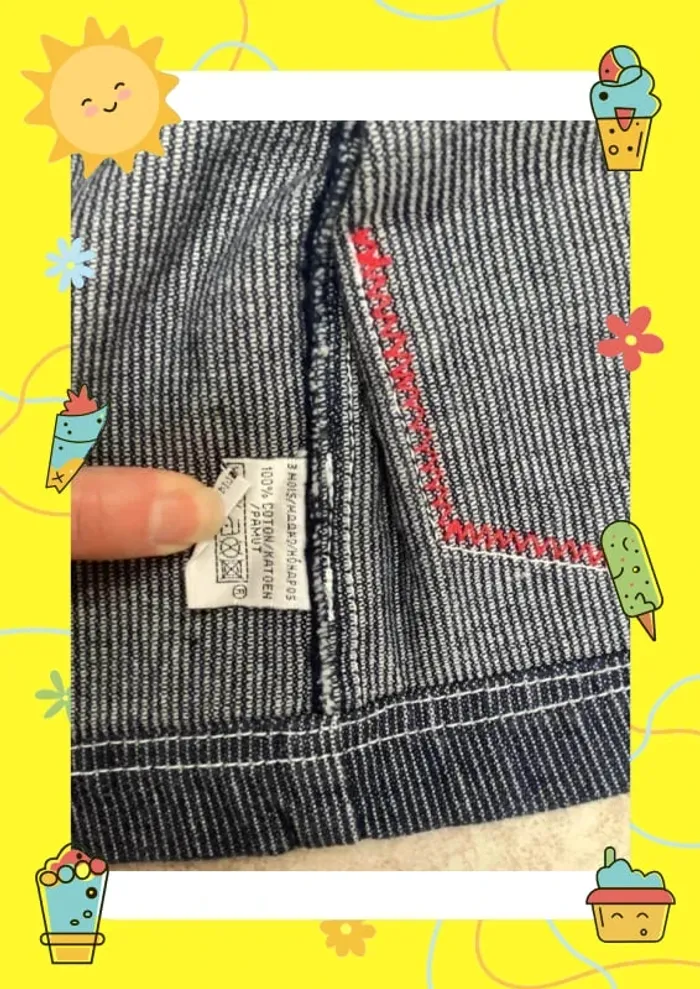 Veste en jean marine influx 3 mois - photo numéro 6
