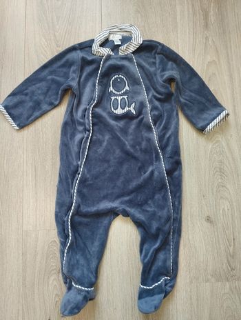 Pyjama velours Obaïbi 12 mois garçon