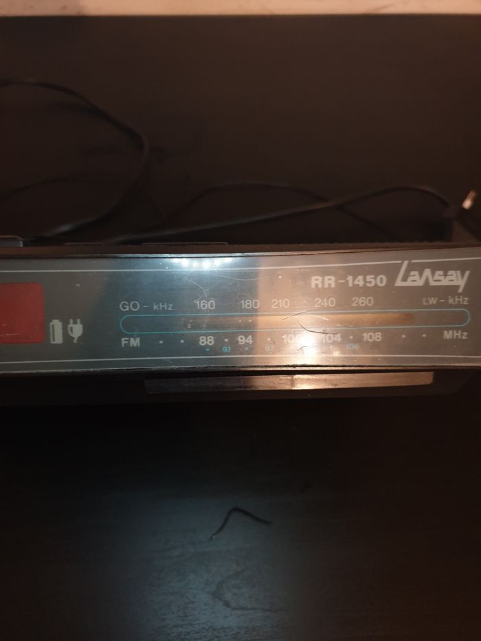 Radio réveil à cassette vintage - photo numéro 5