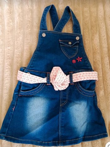 Jupe salopette jeans
