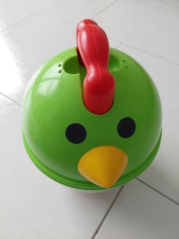 Oeuf avec cube
