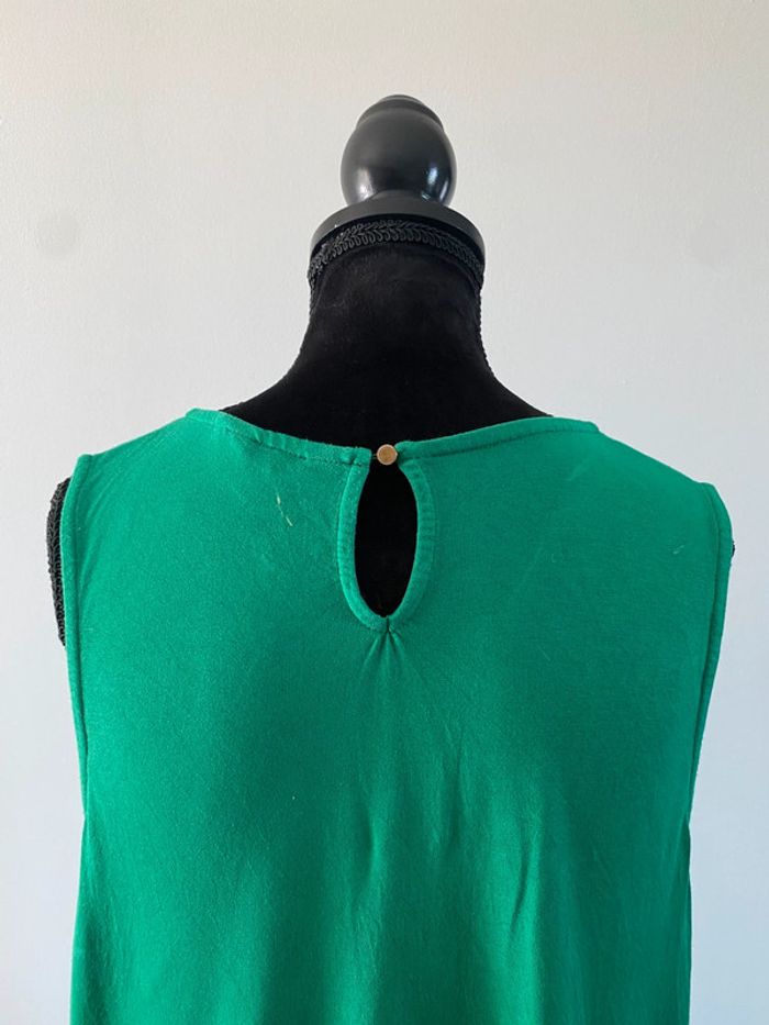 Blouse Naf Naf verte taille 40 manches courtes - photo numéro 5