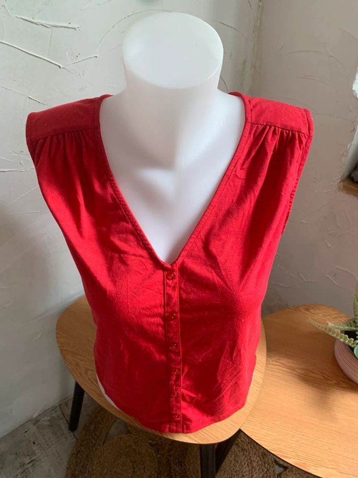Lot de 2 débardeurs gemo taille S - photo numéro 7