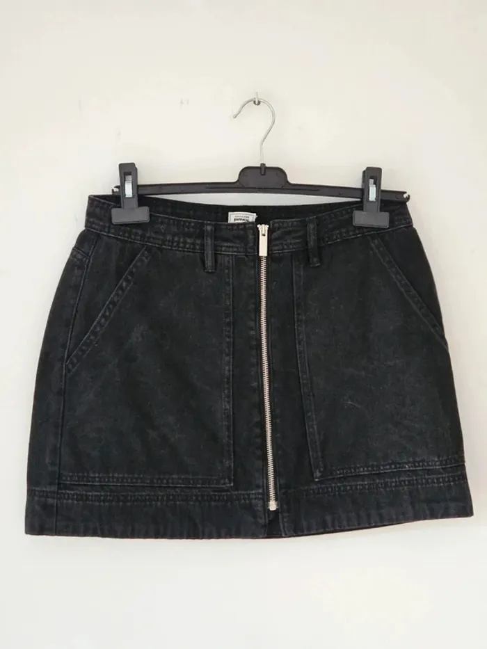 Mini-jupe en jean noir Pimkie taille 38 / M