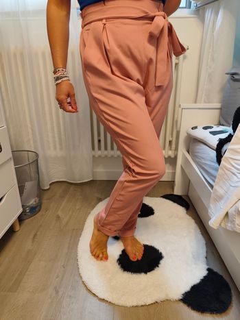 Pantalon souple rose pâle Emma Ella taille M
