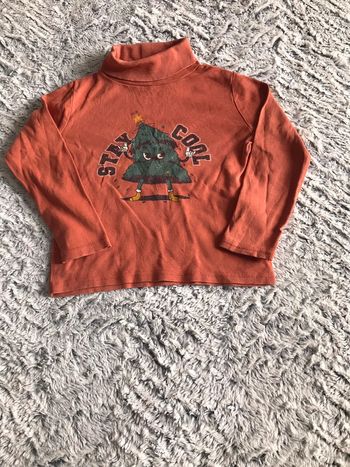 Pull col roulé garçon 3 ans