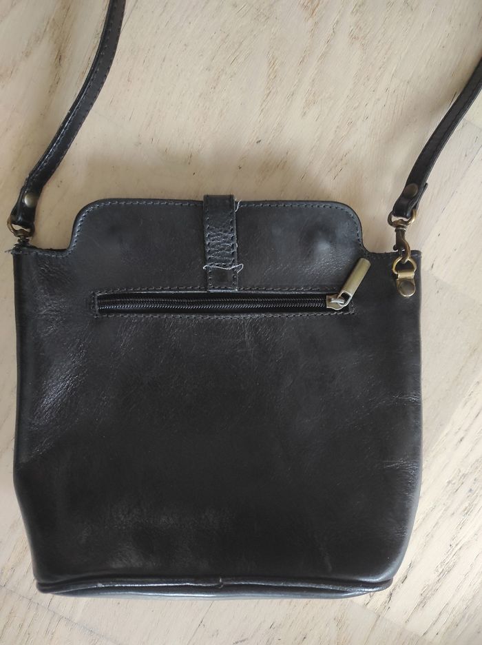 Sac à main cuir vintage - photo numéro 3