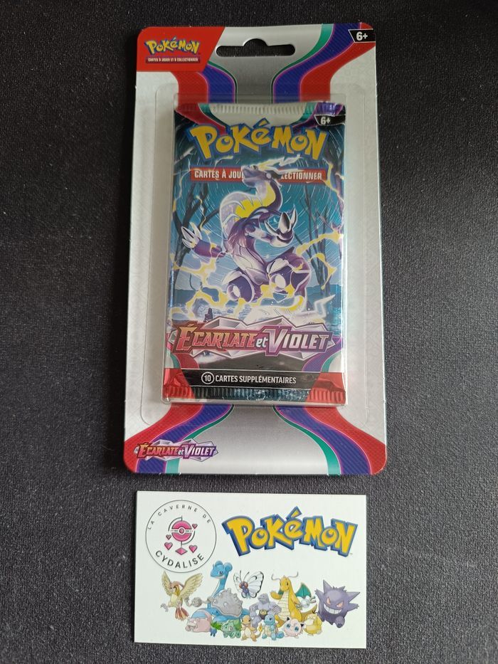 Booster Pokémon FR EV01 Écarlate Et Violet sous blister - Miraidon