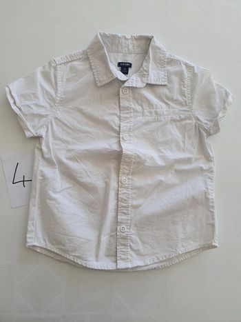 Chemise manches courtes 4 ans