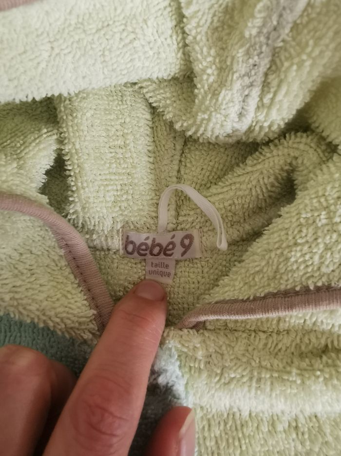 Cape de bain bébé bebe 9 taille unique - photo numéro 3